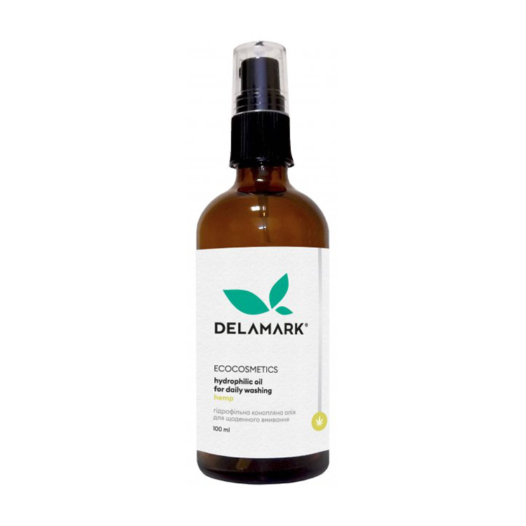 Гідрофільна олія для вмивання Delamark Hydrophilic Hemp Oil, 100 мл